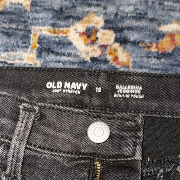 OLD NAVY 360° Stretch Ballerina Jeggings Built in Tough Girls 12 Skinny Jeans - Picture 10 of 16